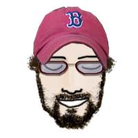 A cartoon of Ian looking chagrined